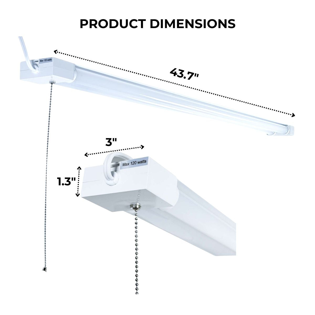 LED Shop Light - 40W - 4400 Lumens - 4000K