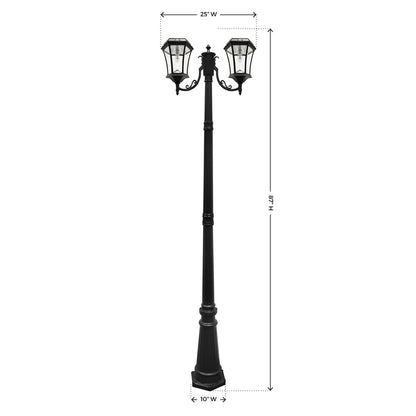 Solar LED Victorian Lantern Light - Gama Sonic