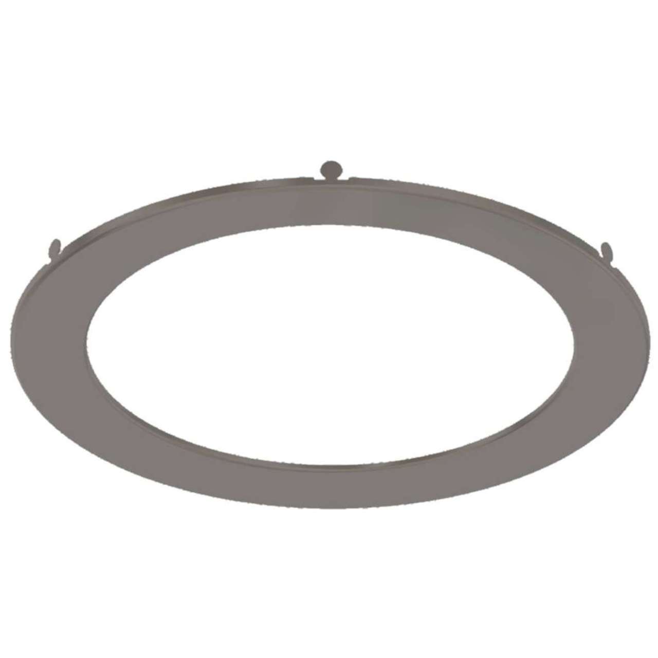 6in. Interchangeable Trim for Slim Wafer Downlights - Brushed Nickel - Keystone