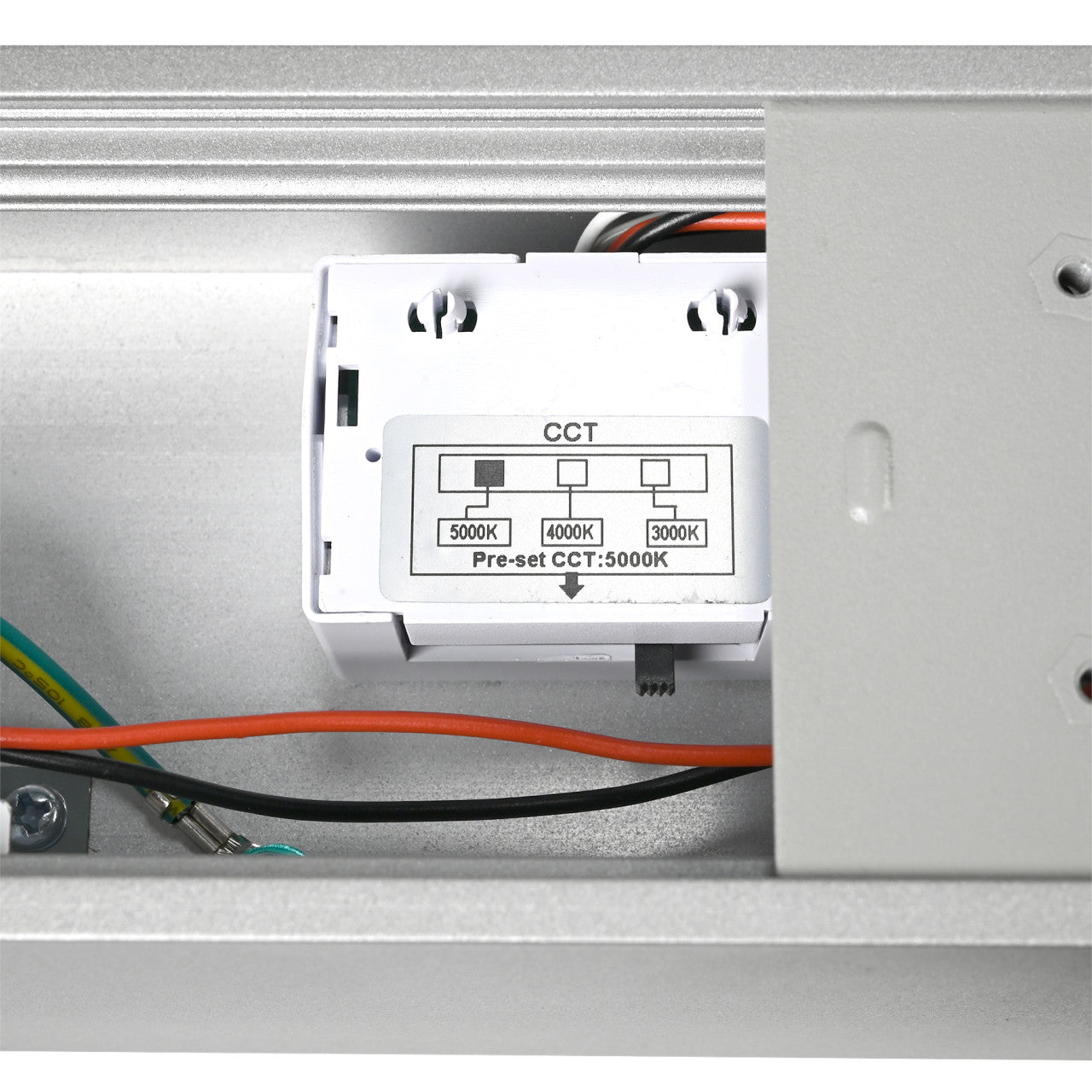 Surface Mount LED 4ft. Linear Light - 40 Watt - Color Tunable 3000K/4000K/5000K - White Lamp Body - LumeGen