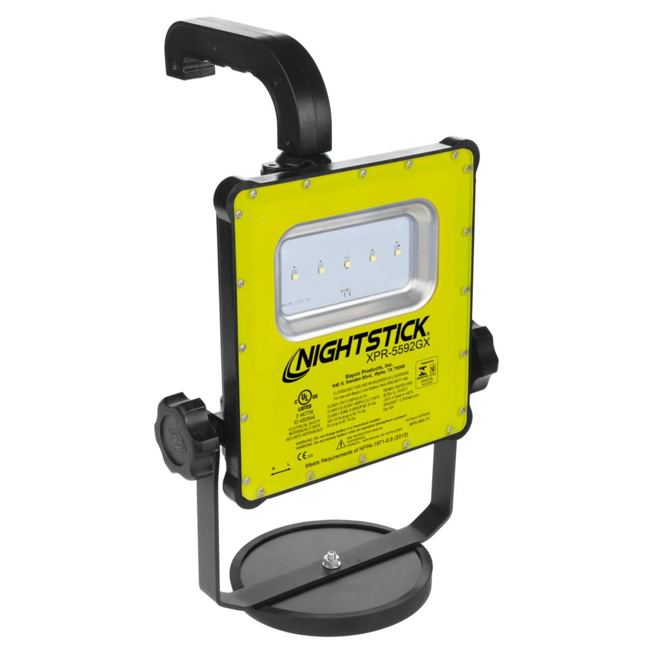 Nightstick Intrinsically Safe Magnetic Scene Light w/Blow Molded Case - Li-Ion - Green - UL913 / ATEX