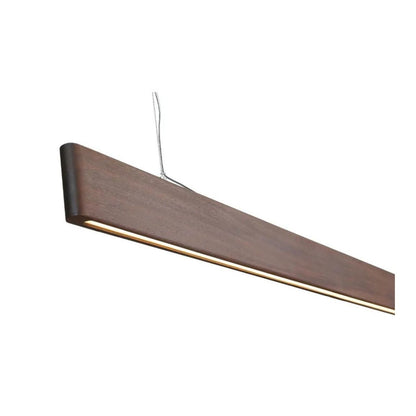 59in. Artisan Wood Collection Linear Pendant - 30W - 2850 Lumens - 3000K - Euri Lighting