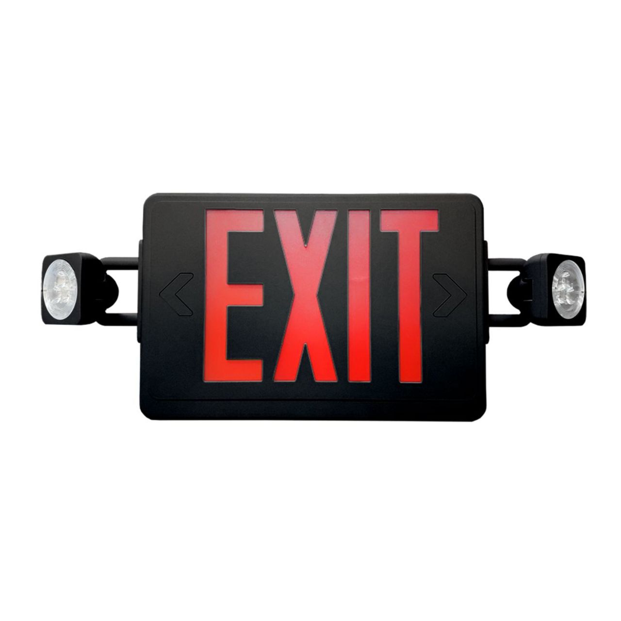 LED Reduced Profile Exit & Emergency Light Combo - Self Diagnostic - 90 Min. Emergency Runtime - LumeGen