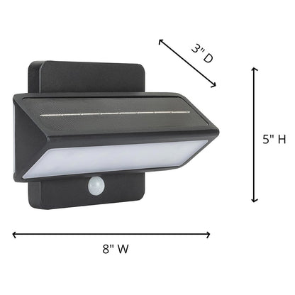 2-Pack Architectural Solar Wall Accent Light - with Motion Sensor - 120 Lumens - Gama Sonic