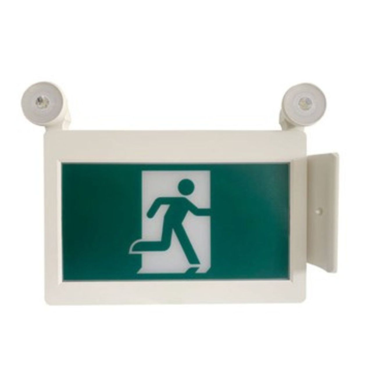 Case of 2 - LED H3 Running Man Exit & Emergency Combo Sign - 90-Minute Emergency Runtime - Beyond LED Technology