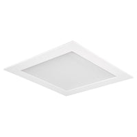 Case of 6 - 6in. LED Square Lens Downlight with Remote Driver Junction Box - 14W - 900 Lumens - 3000K - Halo