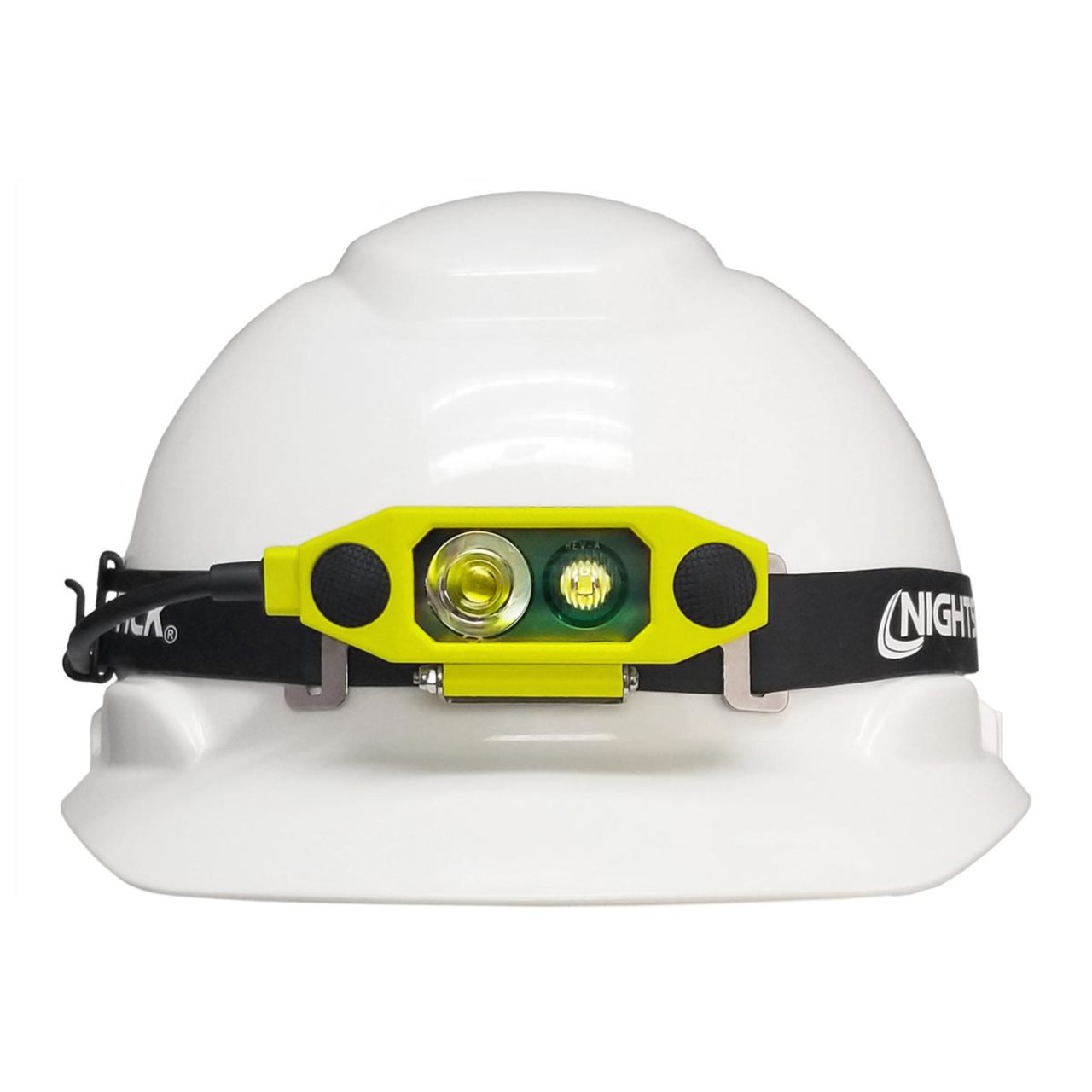 Nightstick DICATA Intrinsically Safe Low-Profile Dual-Light Headlamp - MagMate USB - Li-Ion - Green - UL913 / ATEX