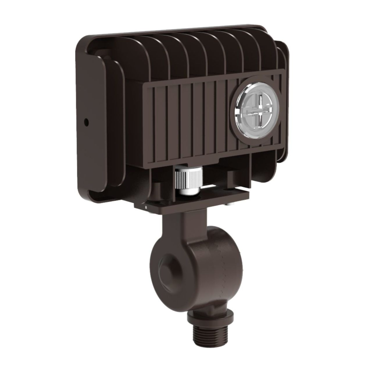 LED Mini Flood Light - 15W - Color Tunable - Bronze Finish - Adjustable Knuckle Mount - LumeGen