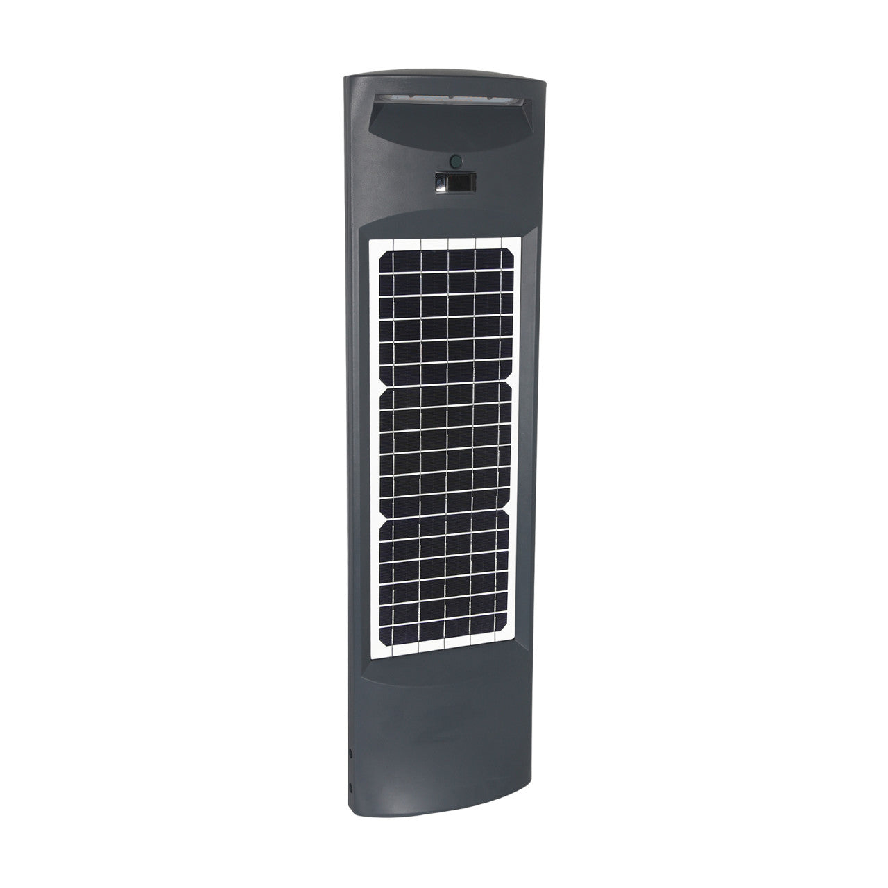 Solar LED Pillar Commercial Bollard - 500 Lumens - 3000K - Black Finish - Gama Sonic