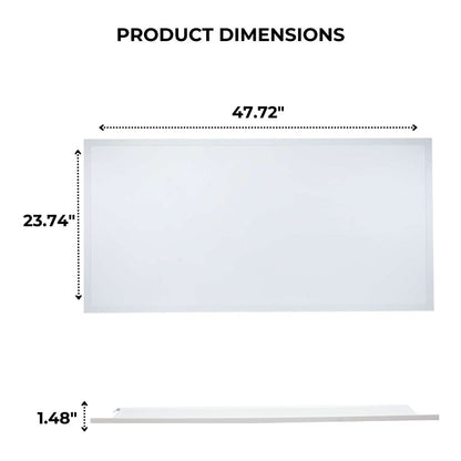 Surface Mount 2ft. x 4ft. LED Backlit Panel - 30W/40W/50W - 3500K/4000K/5000K/5700K/6500K - Case of 4 - LumeGen