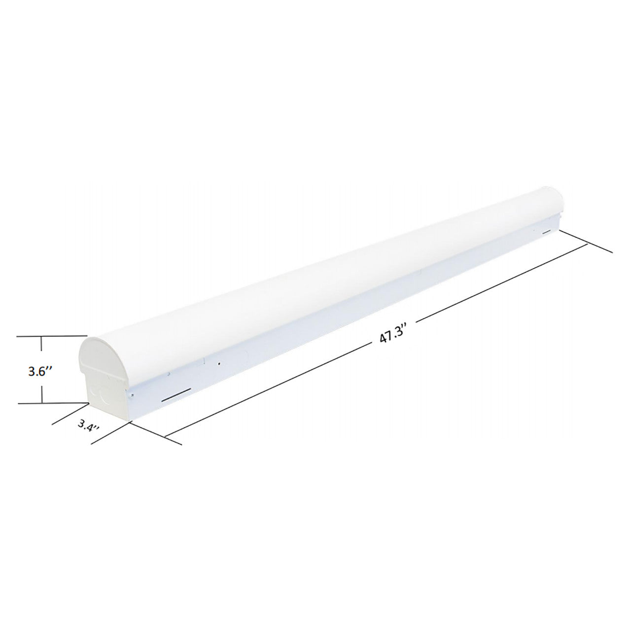 4ft. LED Wattage Adjustable & color Tunable Strip Light - 22W/28W/40W - 3500K/4000K/5000K - Tospo