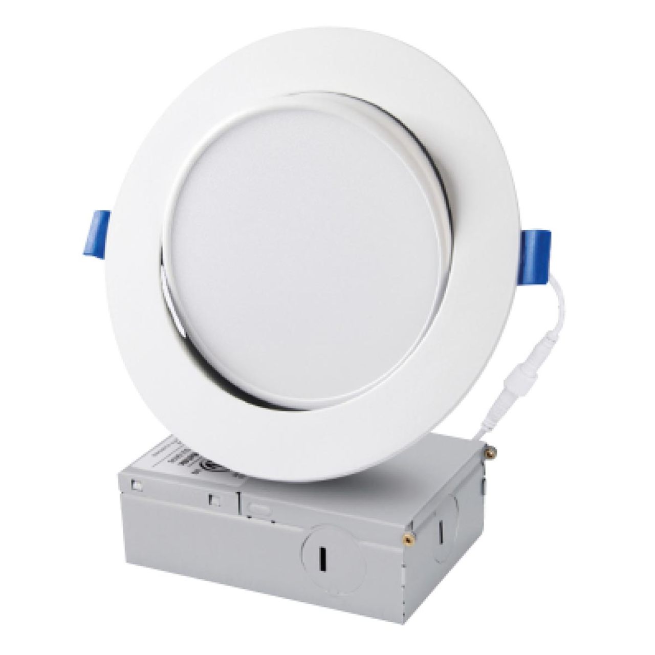 6in. LED Color Tunable Gimbal Recessed Downlight - 12W - 1000 Lumens - 2700K/3000K/3500K/4000K/5000K - Medinah Power