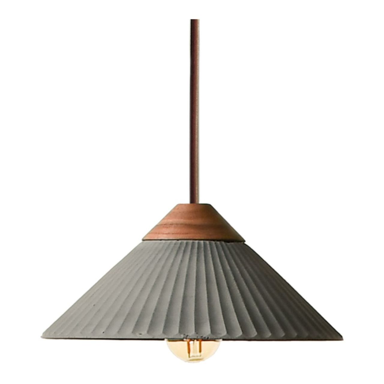 Artisan Concrete Collection Summit Mountain Pendant Fixture - E26 Socket - Euri Lighting