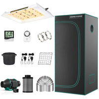 LED Full Spectrum Grow Light and 2ft. x 2ft. Tent Kit - TS 600 - 100W - Mars Hydro