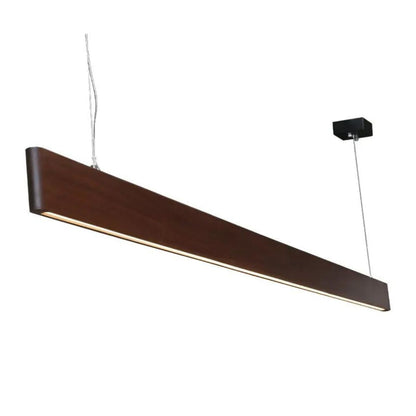 59in. Artisan Wood Collection Linear Pendant - 30W - 2850 Lumens - 3000K - Euri Lighting