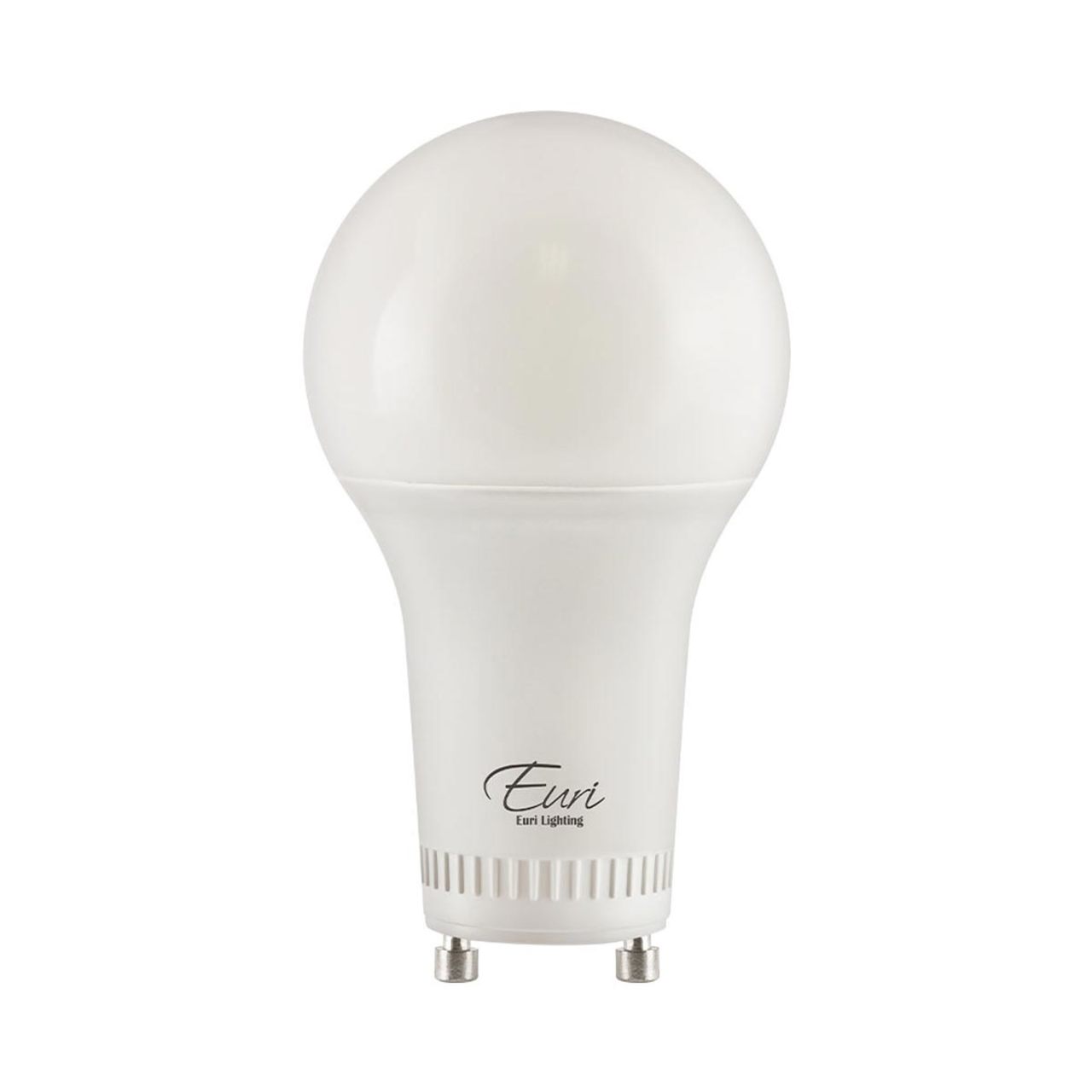 CASE OF 24 - LED A19 Bulb GU24 Base - 11W - 1100 Lumens - Euri Lighting (12 Packs of 2 Bulbs)