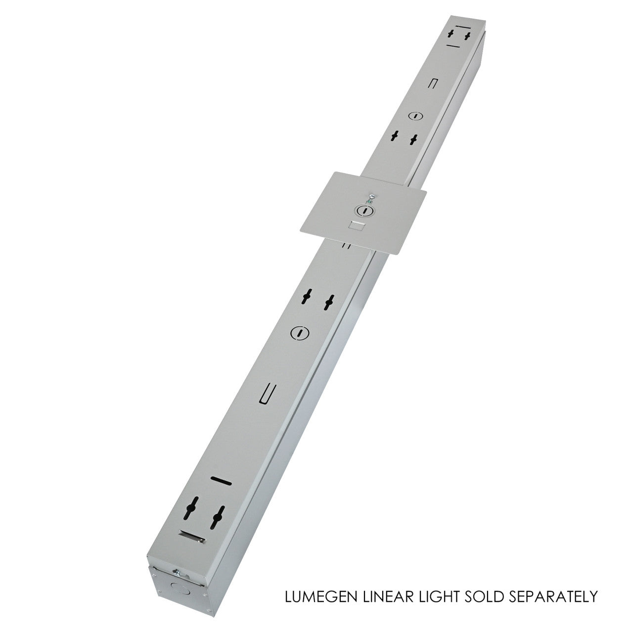 4ft. Surface Mount Kit for LumeGen Linear Light - Silver Finish