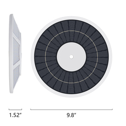 Solar LED Flagtop Pole Light - High Output 1100 Lumens - LumeGen