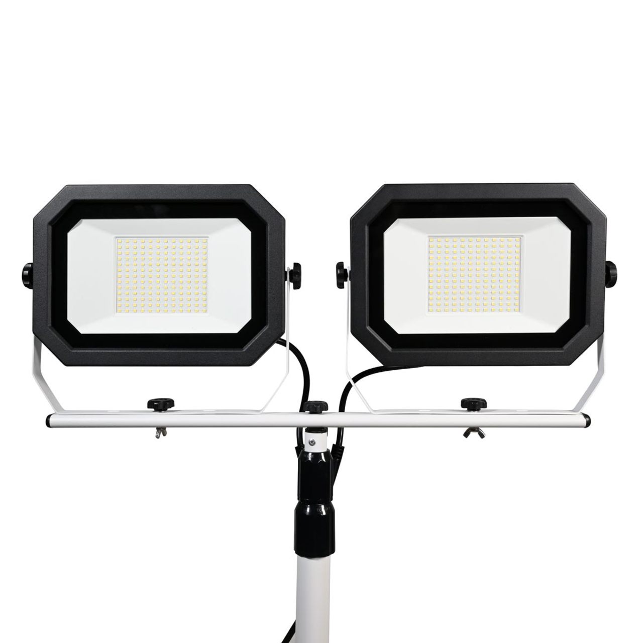 LED Temporary Dual-Head Work Light - 200W - 20,0000 Lumens - 5000K - Pinegreen Lighting