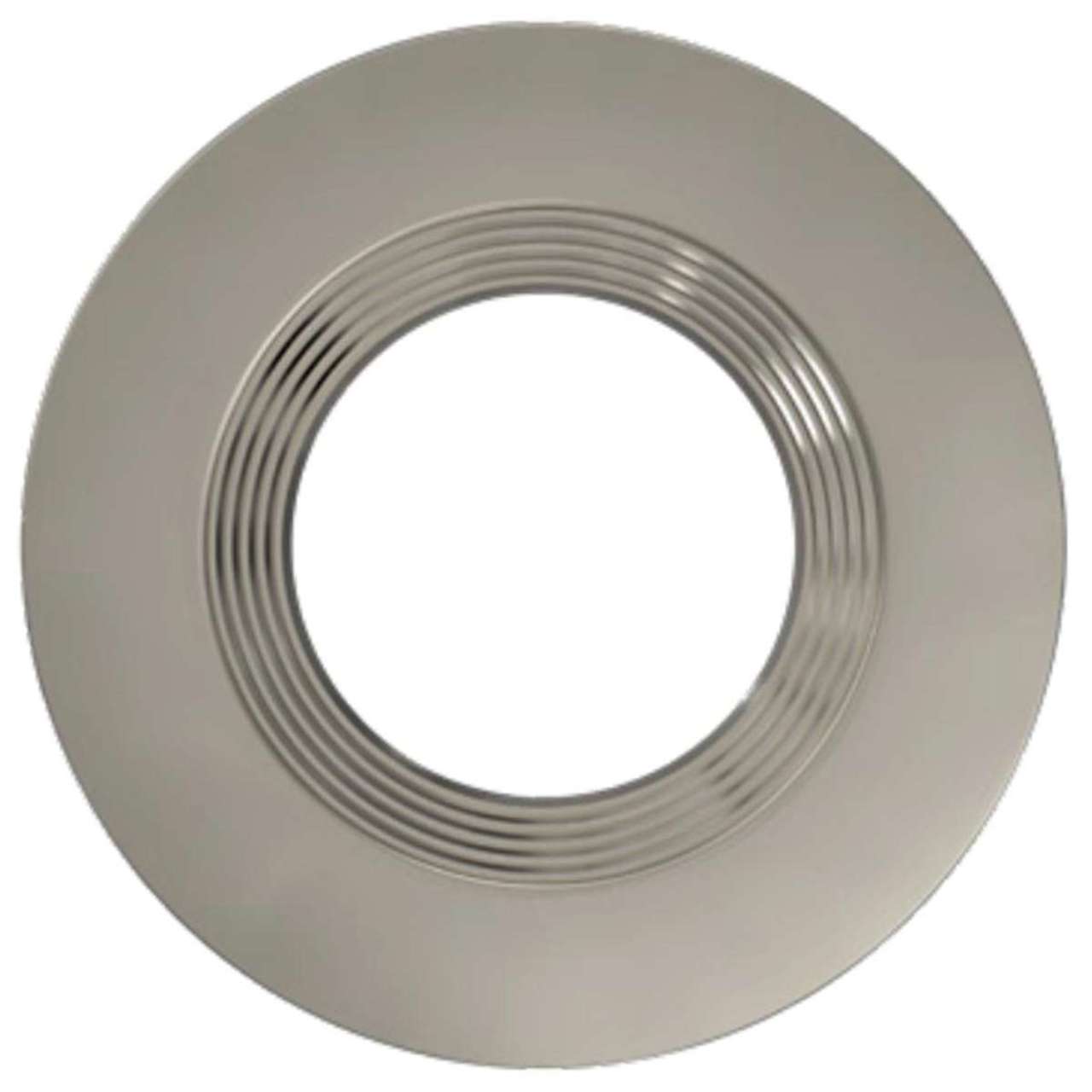 4in. Interchangeable Trim for Baffled Retrofit Downlights - Brushed Nickel - Keystone