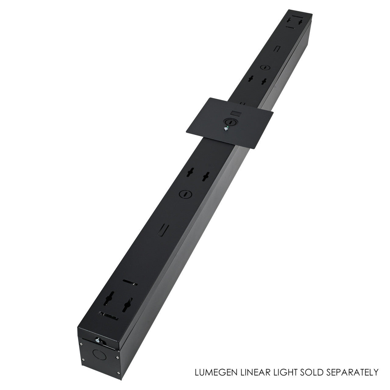 4ft. Surface Mount Kit for LumeGen Linear Light - Black Finish