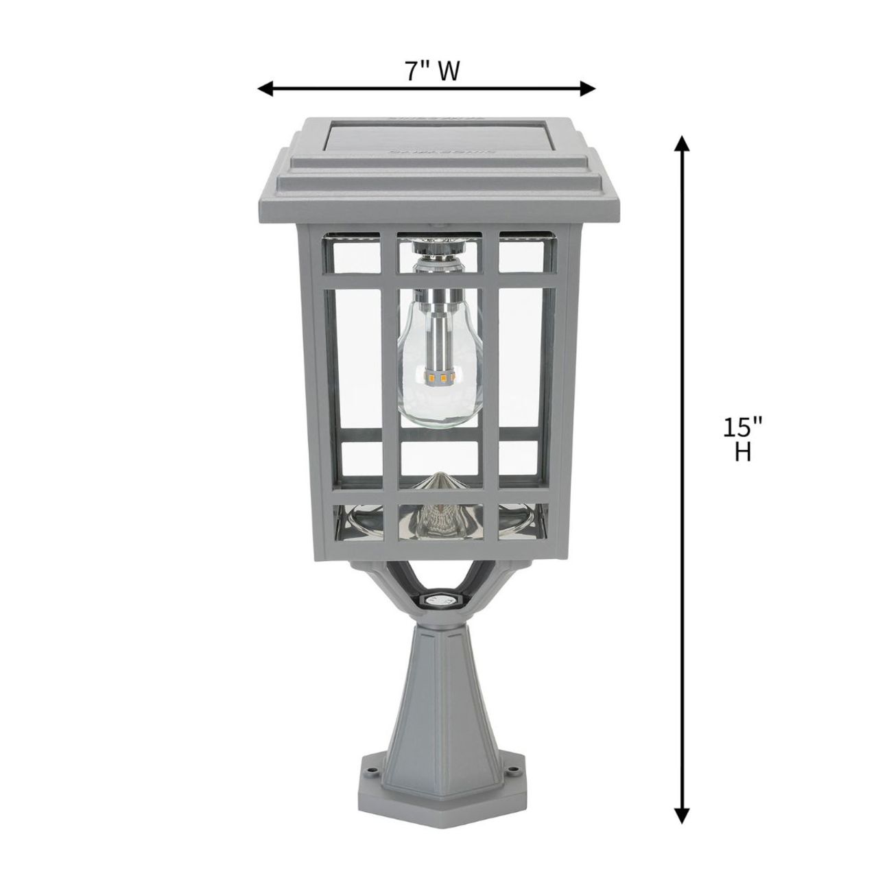 Solar LED Prairie Lantern Light - Gama Sonic