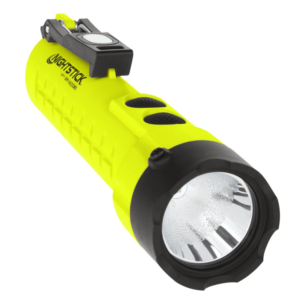 Nightstick Intrinsically Safe Dual-Light Flashlight w/Magnets - 3 AA (not included) - Green - UL913