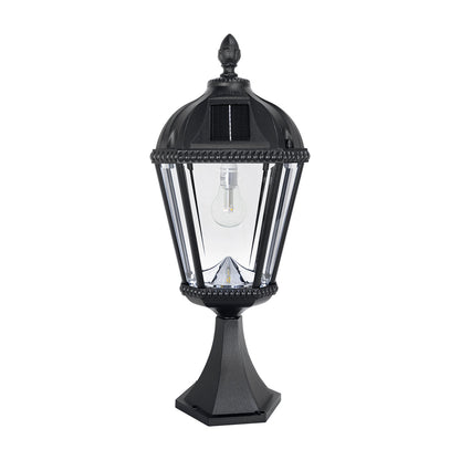 Solar LED Royal Bulb Lantern Light - Black - Gama Sonic