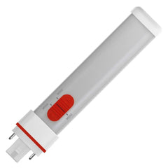 LED Color Tunable Horizontal 2-Pin PL Lamp - G24d Base - 8.5W - 2700K/4000K/5000K - Ballast Bypass - Keystone