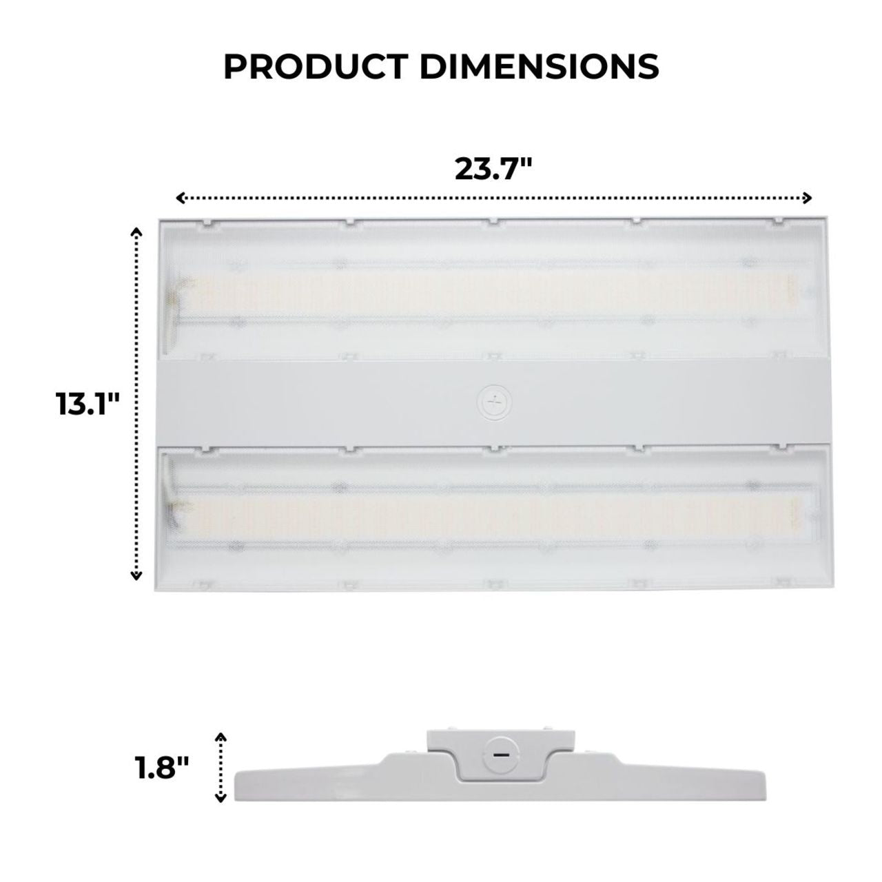 LED Linear High Bay - Wattage Adjustable up to 300W - Up to 42,000 Lumens - Color Tunable 4000K/5000K - LumeGen