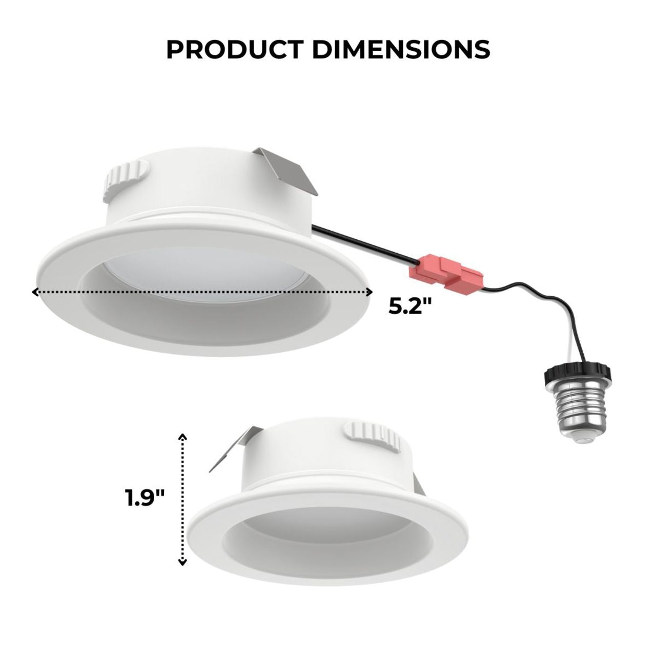 4in. LED Recessed Retrofit - 10W - Color Tunable 27K/30K/35K/40K/50K - LumeGen