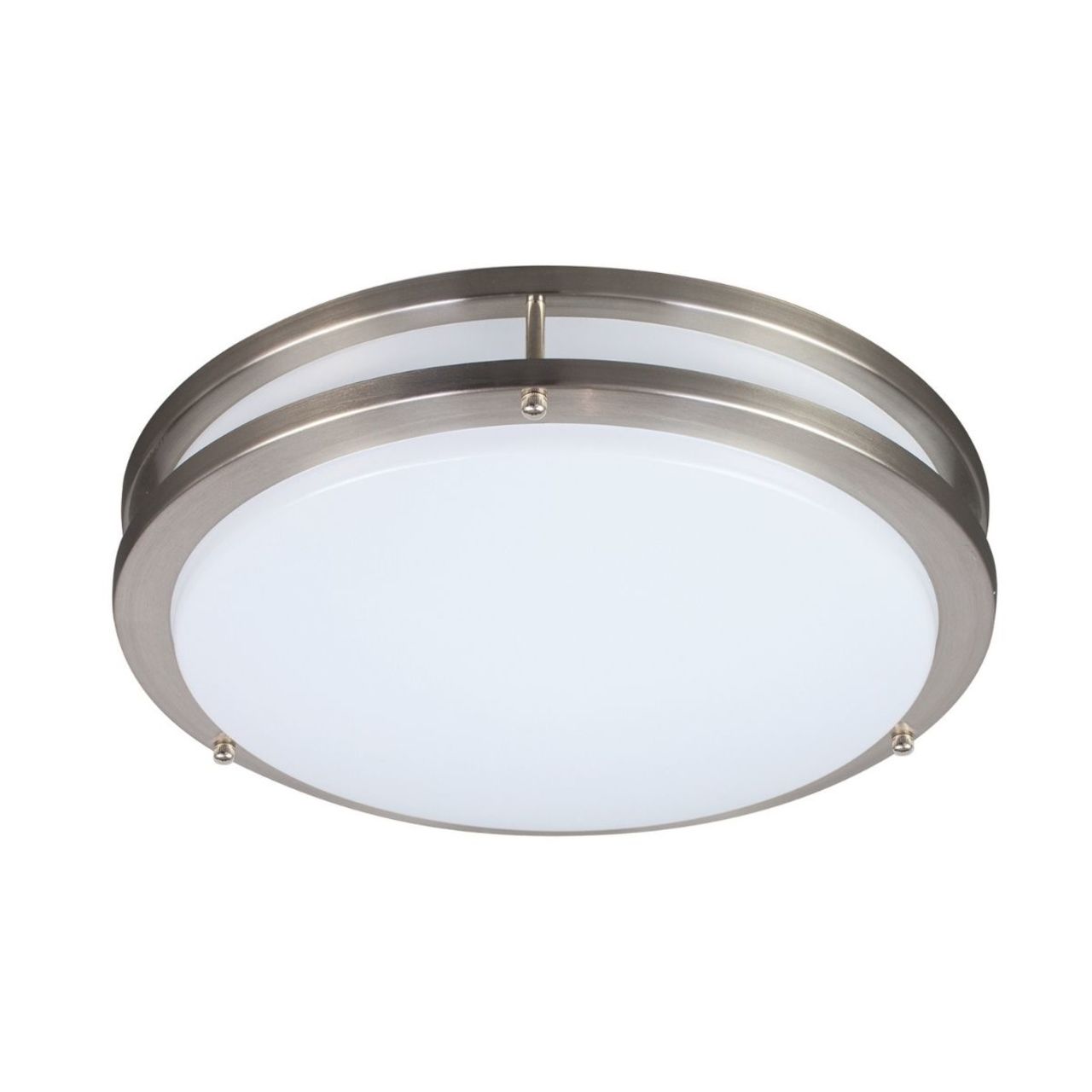 Case of 6 - 18in LED Round Metal-Trim Ceiling Light - Watt Adjustable up to 32W - Color Selectable - Energetic Lighting