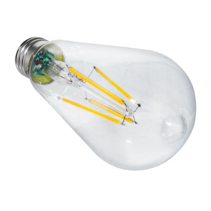 LED ST19 Filament - 7 Watt - Dimmable - 75W Equiv - 800 Lumens - 3000K - Euri Lighting