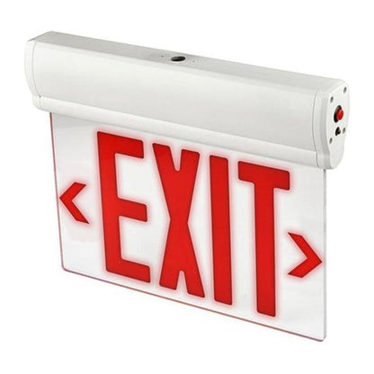 Case of 2 - LED H3 Edge Lit Exit Sign - Red Text - 90-Minute Emergency Runtime -  Beyond LED Technology