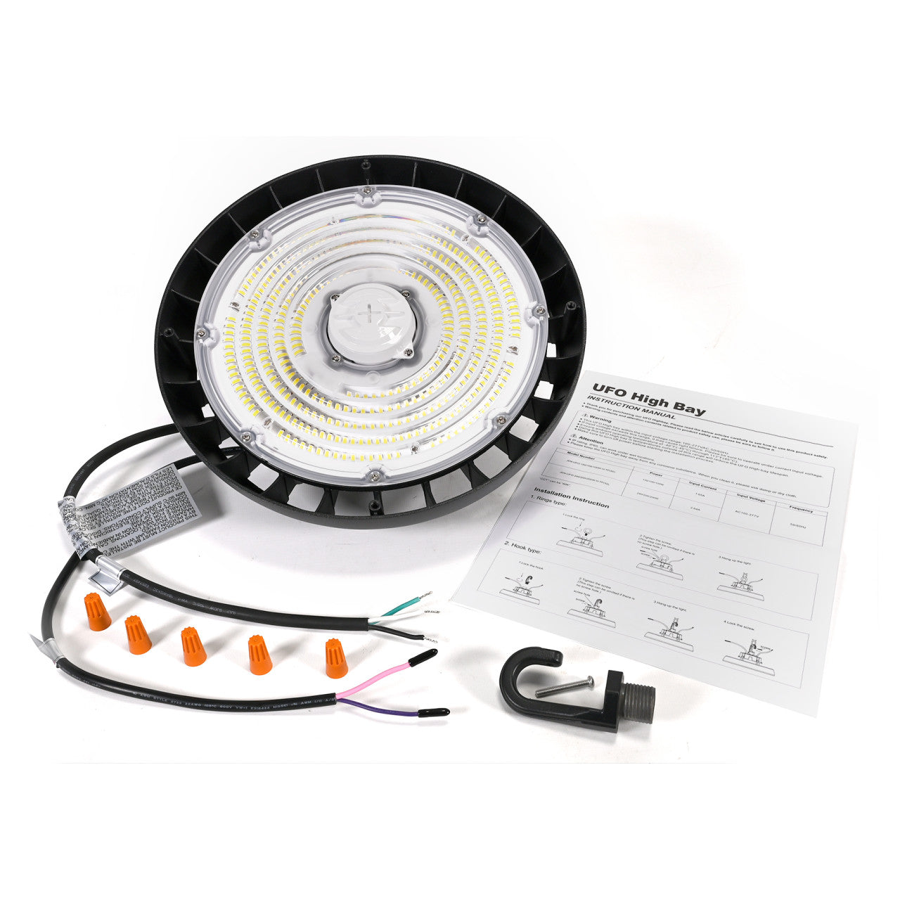 LED UFO High Bay - Wattage Adjustable 100W/150W - 5000K - Jen Lighting