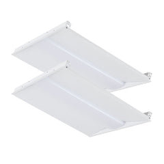 Case of 2 - 2x2 LED Troffer Light - Wattage Adjustable 25W/35W - Color Tunable 30K/40K/50K - Euri Lighting