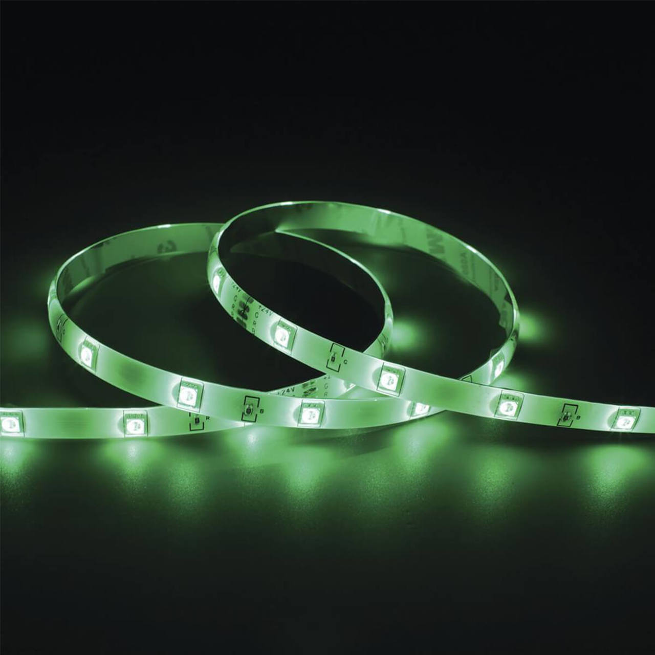 18ft. LED Color Changing RGB Tape Light - 11.5W - 500 Lumens - with Remote Control - Pinegreen Lighting