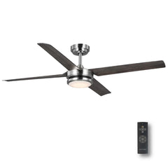 56in. Color Tunable Laritza Indoor/Outdoor Ceiling Fan with LED Light Kit and Remote Control Included - 18W - 800 Lumens - 3000K/4000K/5000K - Altitude