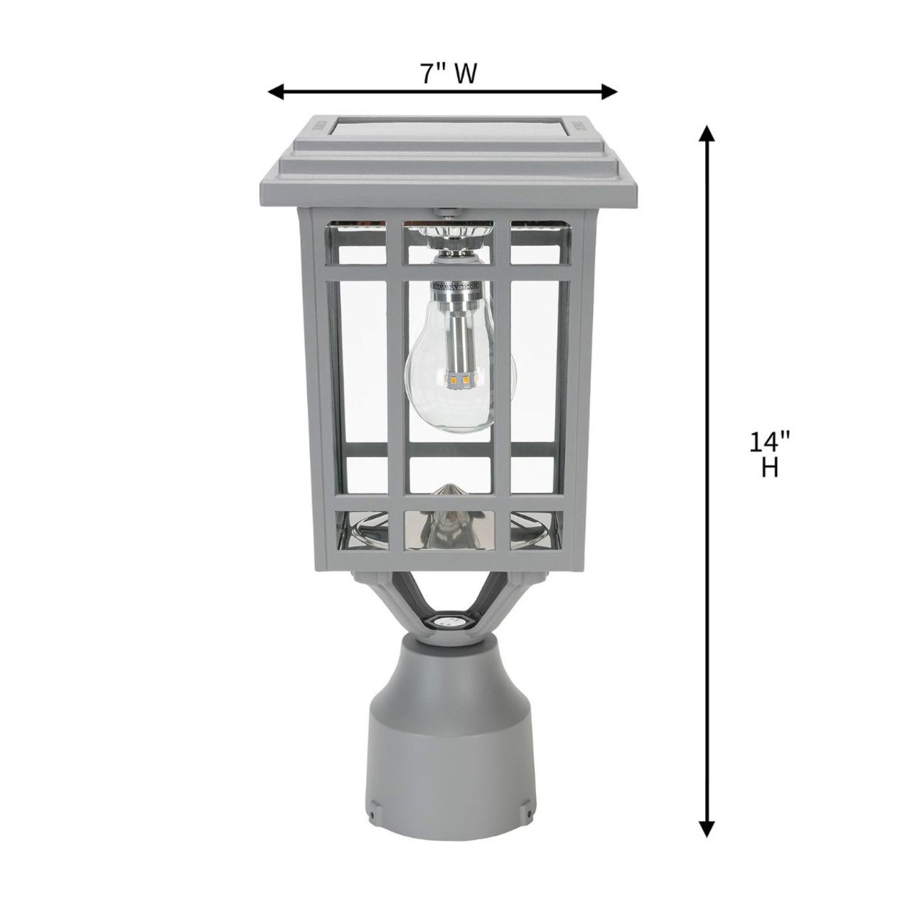 Solar LED Prairie Lantern Light - Gama Sonic