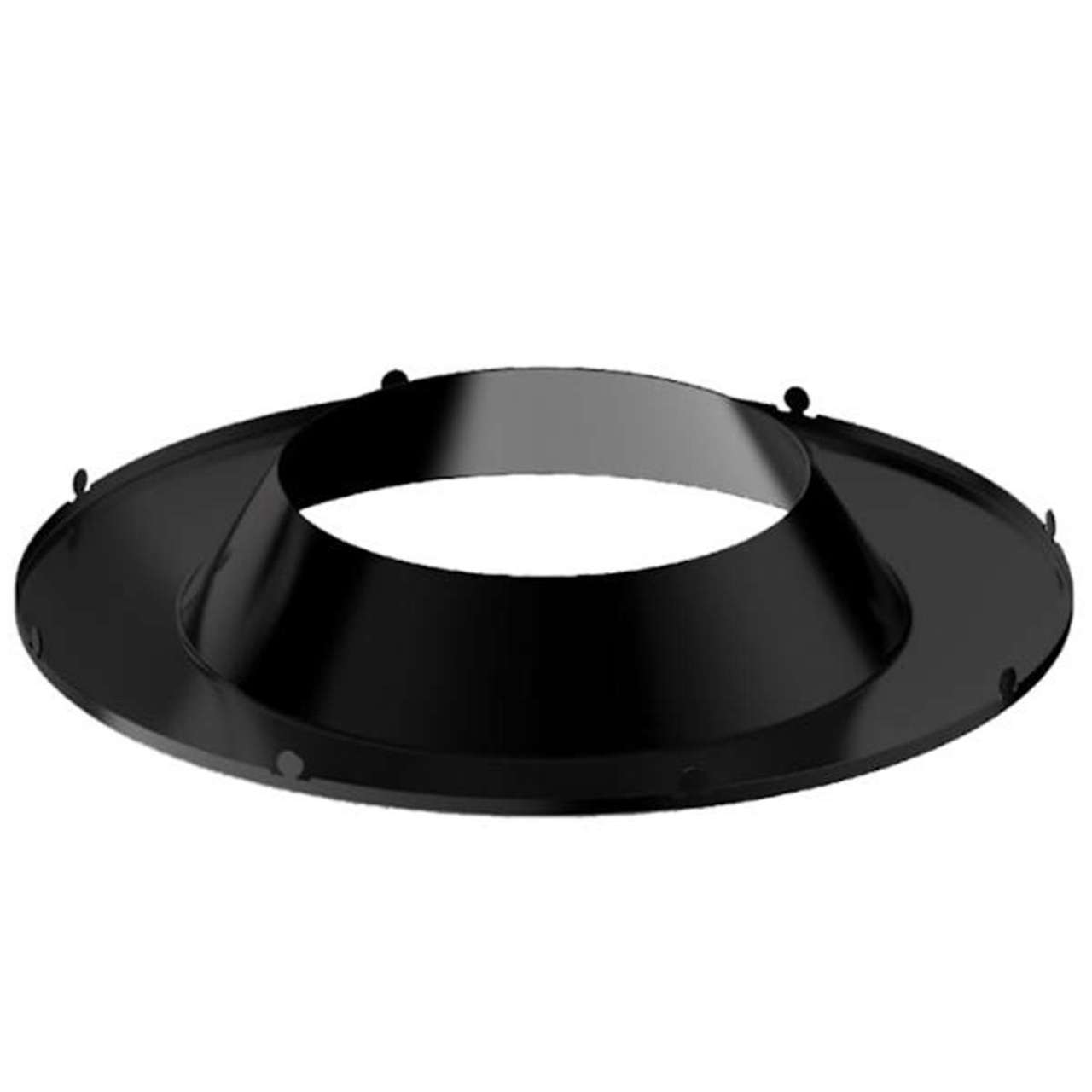 6in. Interchangeable Trim for Remote Driver Downlights - Matte Black - Keystone