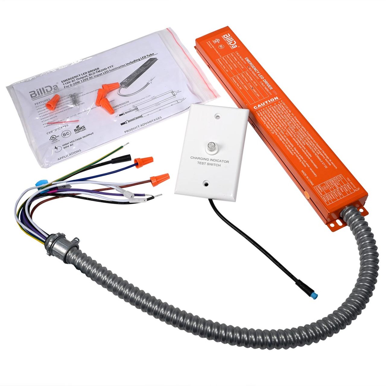 Emergency LED Driver - 20W Output - 90 Minute Backup Time