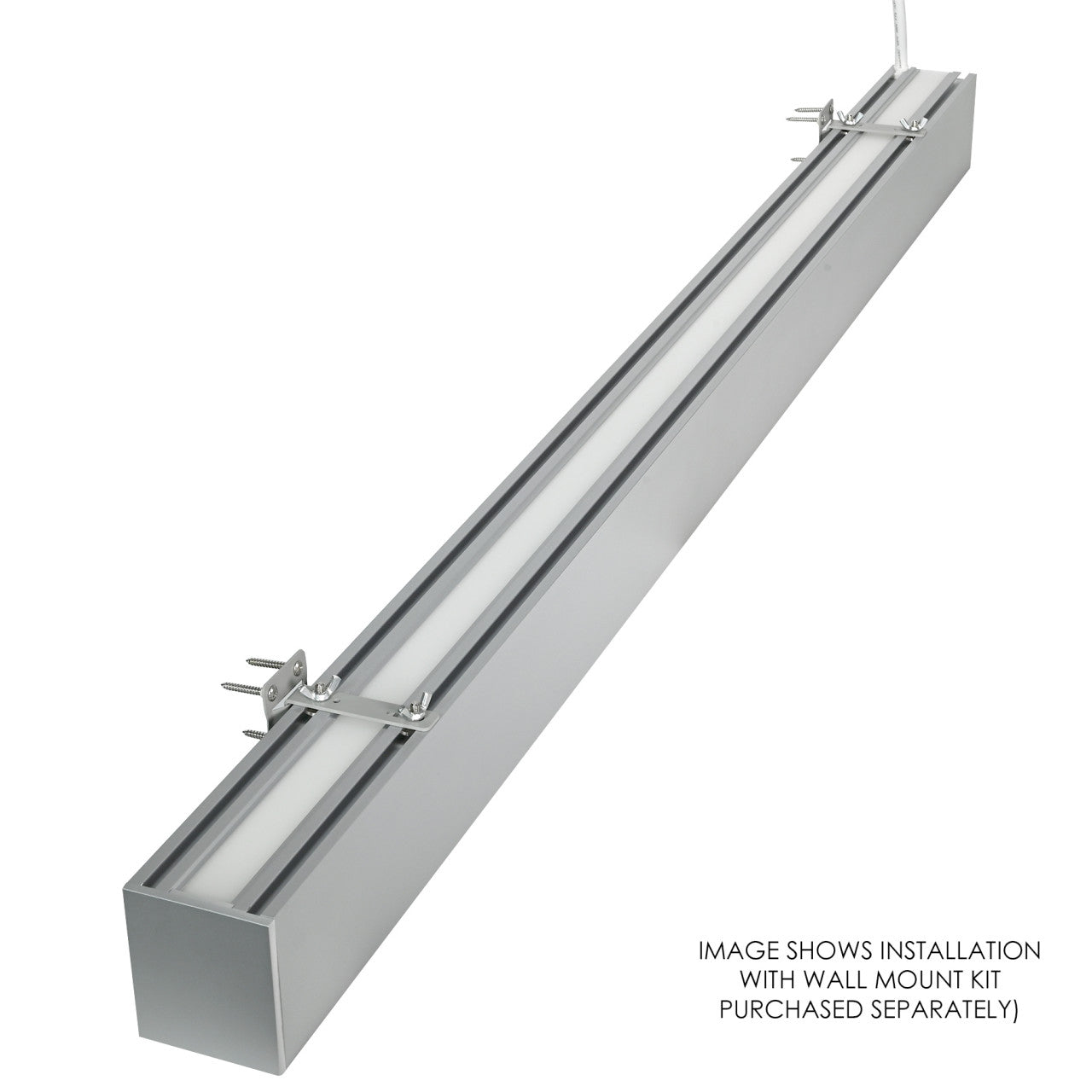 LED 4ft. Premium Architectural Up/Down Linear Light - 50 Watt - Color Tunable 30K/40K/50K - White, Black, or Silver Lamp Body - LumeGen