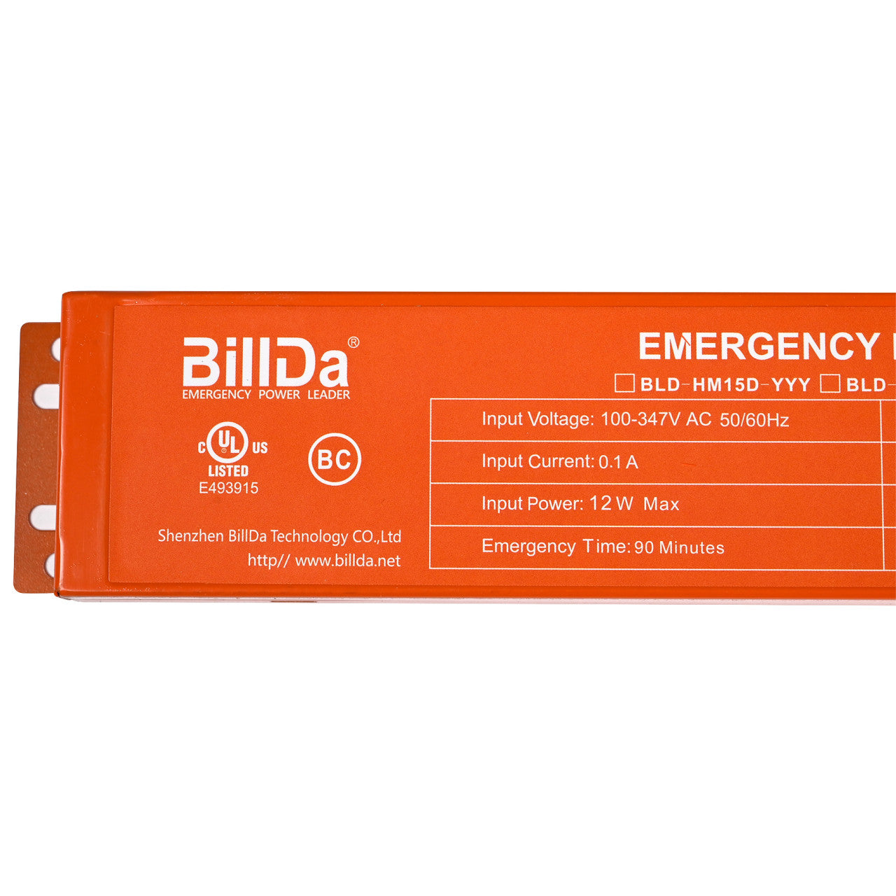 Emergency LED Driver - 25W Output - 90 Minute Backup Time