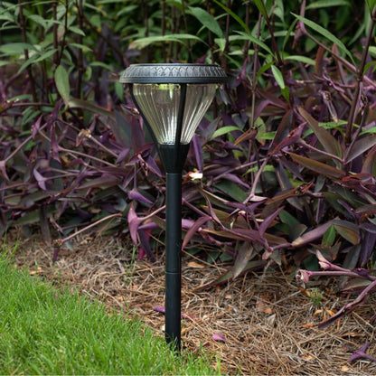 4-Pack Solar LED Premier Garden Stake Light - Black - Gama Sonic