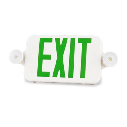 Case of 2 - LED H5 Exit & Safety Sign - Switchable Color Lens Red & Green - Beyond LED Technology