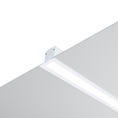 4ft. LED Recessed Linear Strip Light - 40W - Color Tunable 30K/40K/50K - White Finish - LumeGen