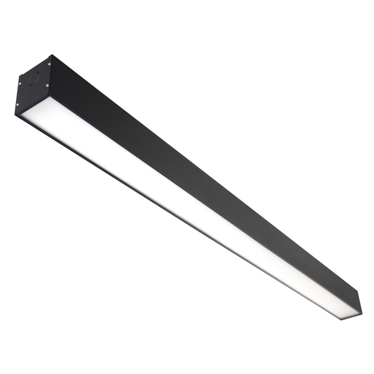 Case of 4 - LED 4ft. Color Tunable Linear Light - 40 Watt - 3000K/4000K/5000K - Black Lamp Body - LumeGen