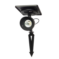 Solar LED Progressive Spot Light - Black - Gama Sonic