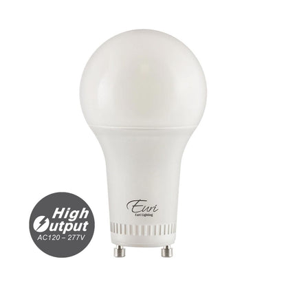 CASE OF 24 - LED A19 High Output Bulb GU24 Base - 14W - 1600 Lumens - Euri Lighting