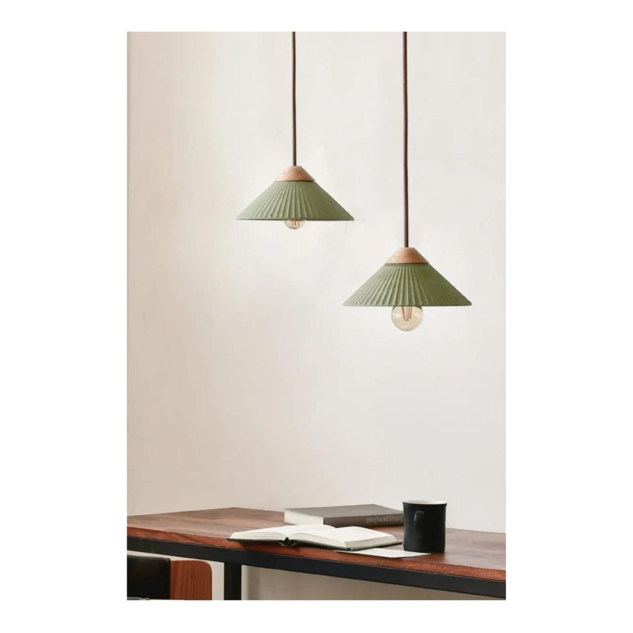 Artisan Concrete Collection Summit Mountain Pendant Fixture - E26 Socket - Euri Lighting